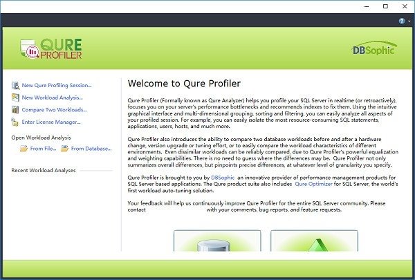 数据库分析工具(Qure Profile)