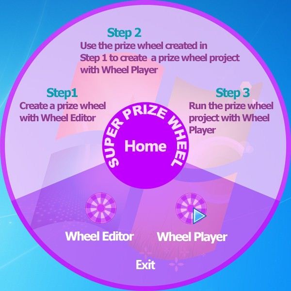 轮盘随机抽奖软件(Super Prize Wheel)