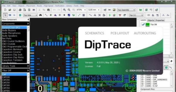 PCB电路设计(DipTrace)
