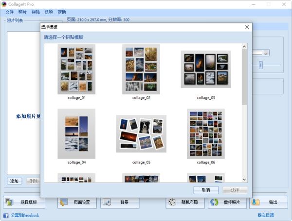照片墙设计软件(CollageIt)