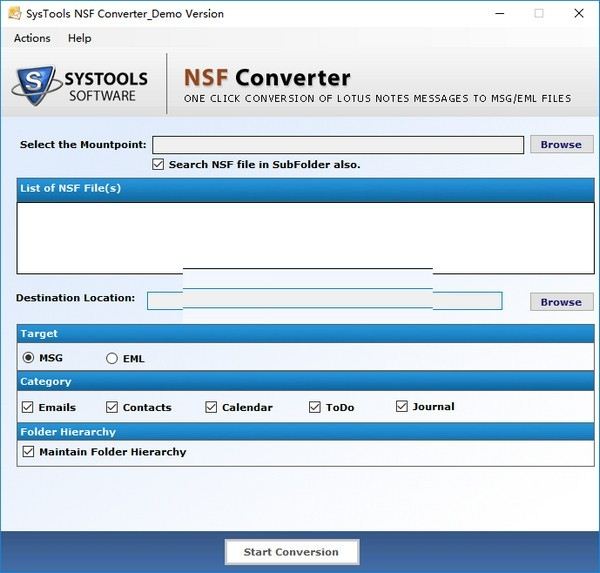 NSF转换器(SysTools NSF Converter)