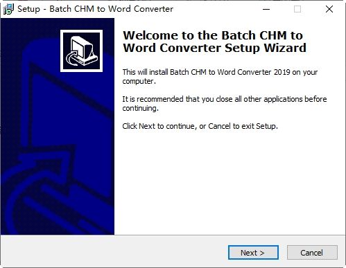 CHM转WORD文档格式Batch CHM to DOC Converter 