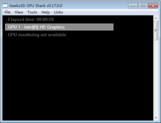 显卡识别监测软件Geeks3D GPU Shark