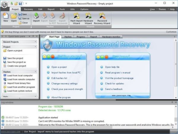 windows密码恢复Passcape Windows Password Recovery