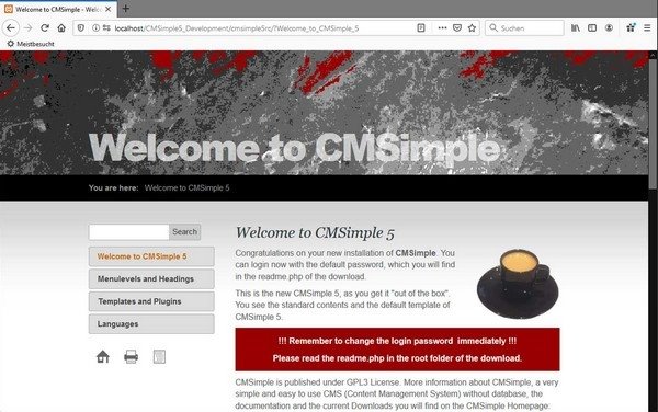 网站内容管理系统(CMSimple)