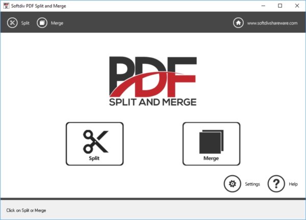 PDF拆分合并工具Softdiv PDF Split and Merge