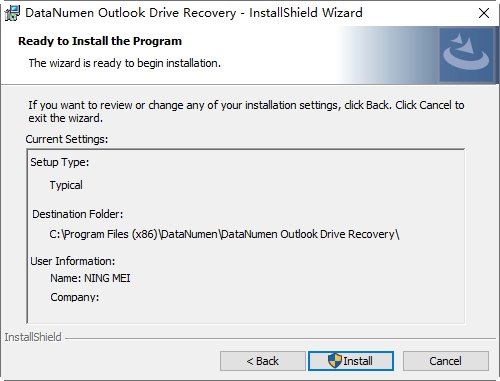 Outlook数据修复工具DataNumen Outlook Drive Recovery