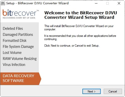 DjVu格式转PDF工具BitRecover DjVu Converter Wizar