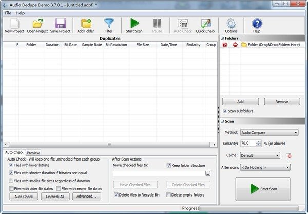音频文件搜索工具(Audio Dedupe)