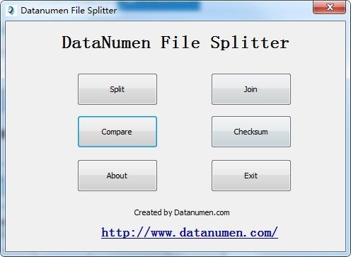 文件分割合并软件(DataNumen File Splitter)