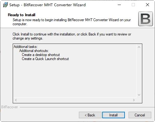 MHT文件转换工具BitRecover MHT Converter