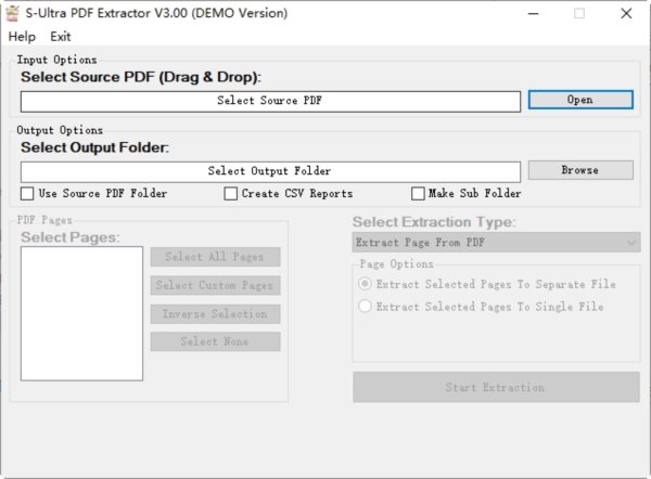 PDF文件提取工具S-Ultra PDF Extractor