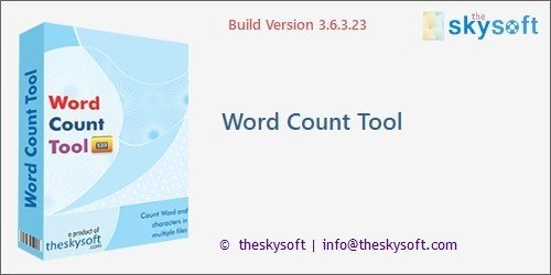 word计词工具Word Count Tool
