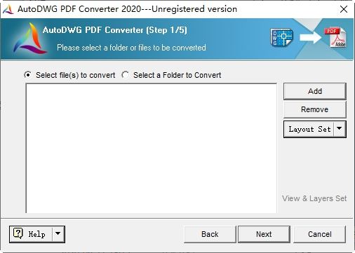 DWG转PDF工具AutoDWG DWG2PDF Converter 2020