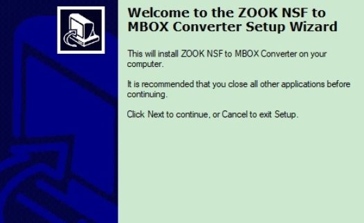 ZOOK NSF to MBOX Converter (NSF转MBOX)