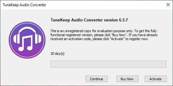 音频转换工具TuneKeep Audio Conerter