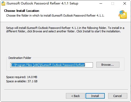 outlook密码恢复iSumsoft Outlook Password Refixer