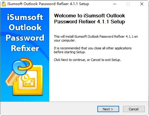 outlook密码恢复iSumsoft Outlook Password Refixer