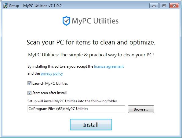 系统优化清理工具MyPC Utilities